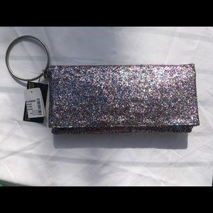 Sasha handbag glitter clutch